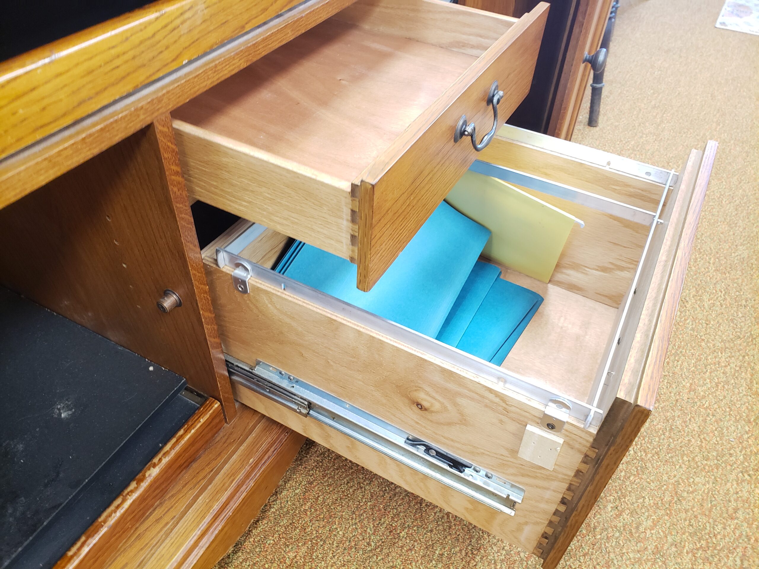 hidden desk cabinet｜TikTok Search